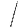 Handheld Microphone Boom Arm 6 Section Extendable Mic Arm Carbon Fiber Boom Pole for Microphones 1 4 Inch Screw &