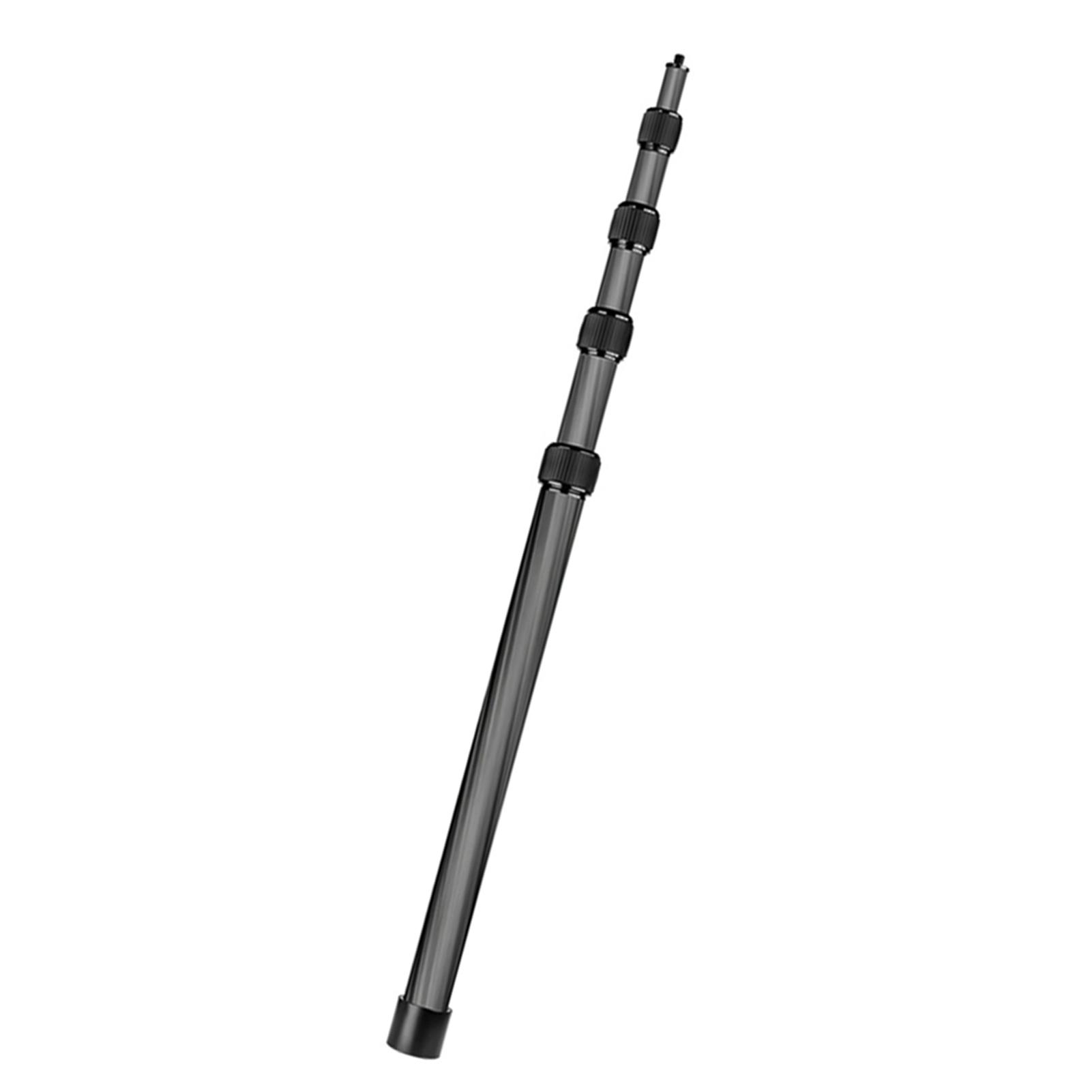 

Handheld Microphone Boom Arm 6 Section Extendable Mic Arm Carbon Fiber Boom Pole for Microphones 1 4 Inch Screw & 5-Section