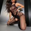 Women Fishnet Bodystockings Hollow Erotic Costume Crotchless Lingerie Jumpsuit See Through Bodystockings Transparent Swimsuit