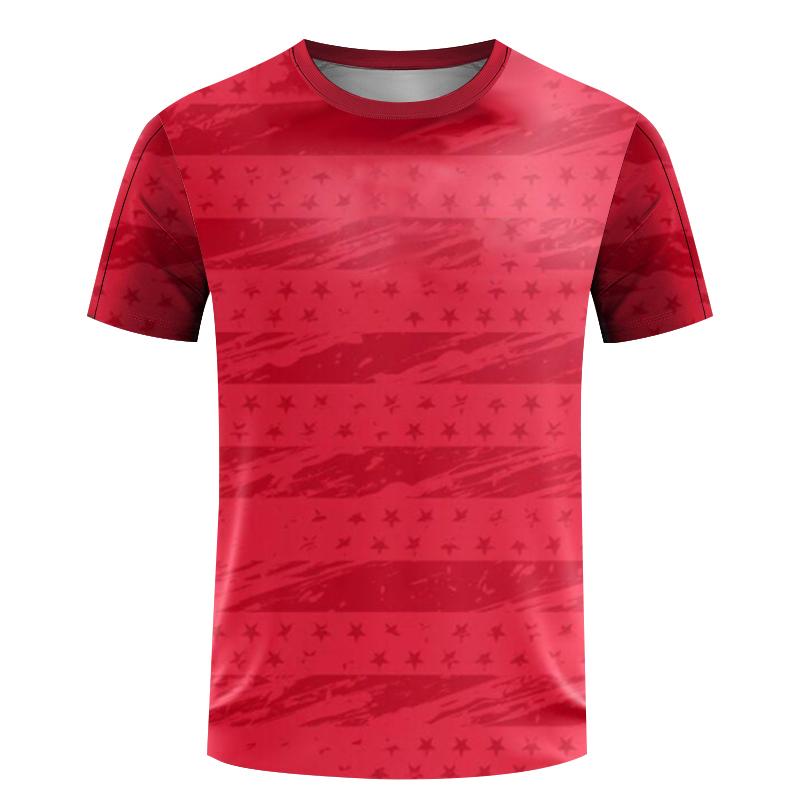 Summer Fashion Sports Neutral Leisure T-shirt Badminton Fitness Short Sleeve