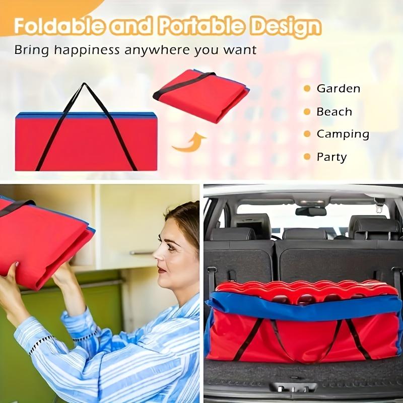 Giant 4-in-1 waist bag, giant storage bag with ergonomic handles and durable zippers