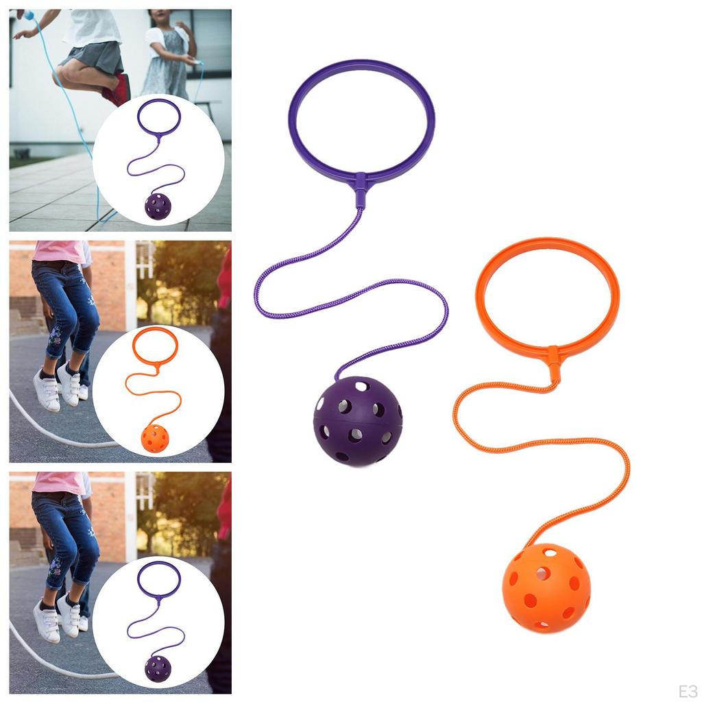 Ankle Skip Ball for Kids Ropes Toy Jumping and Skipping Fitness Adults Teens
