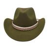 British Jazz Hat Men'S And Women'S High-End Flash Rhinestone Accessory Hat Cowboy Hat