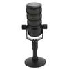 USB PC Microphone Clear Sound Pickup Adjustable Volume HIFI Condenser Mic with Mute Colorful Light F