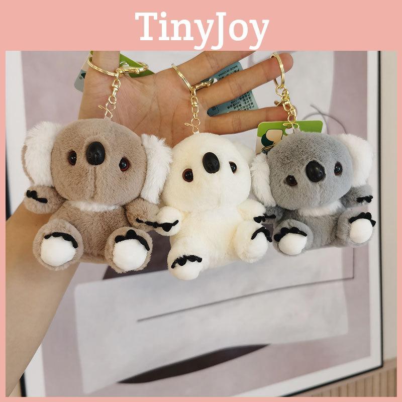 Adorable Koala Plush Keychain Soft Toy Cute Animal Doll Bag Charm For Couples