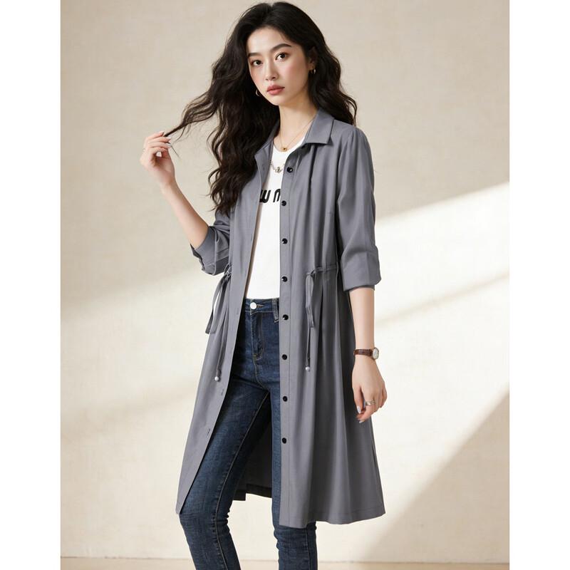 D.F.DEAR Drawstring A-Line Midi Dress