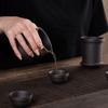 Purple sand travel tea set, small set, express cup, one pot, six cups, portable bag, outdoor camping activities, gifts