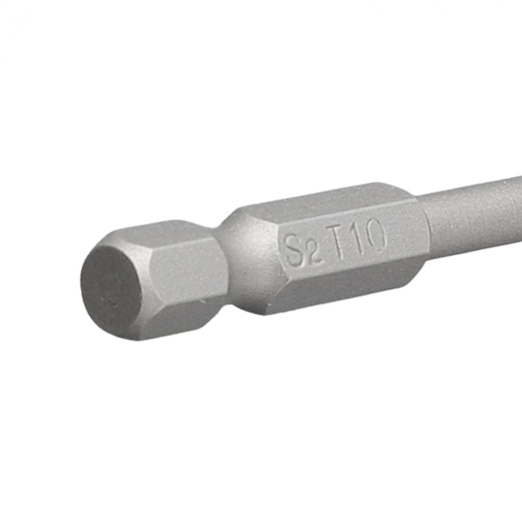 Stjerneskrutrekkerbit med sikkerhetsspor 6,35 mm skaft legert stål