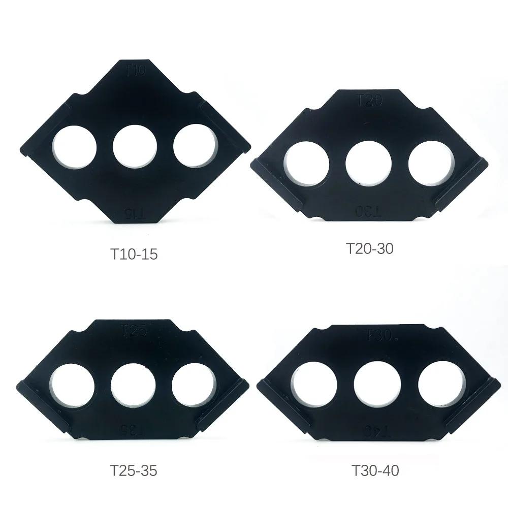 

4pcs/set Arc Template Positioner Semicircle Edging Machine Round Corner Template R Gauge Electric Wood Milling Woodworking Tools