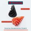 3D Printing Spiral Cone Pyramid Decompression Toy Creative Crossing Sculpture Stress Relief Gift