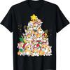 Corgi Julgran Hund Jultomte God Corgmas Jul Män Dogmas T-shirt