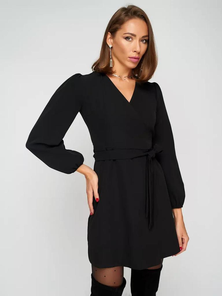 Women's 2024 Autumn/Winter V-Neck Long-Sleeve Cardigan Dress