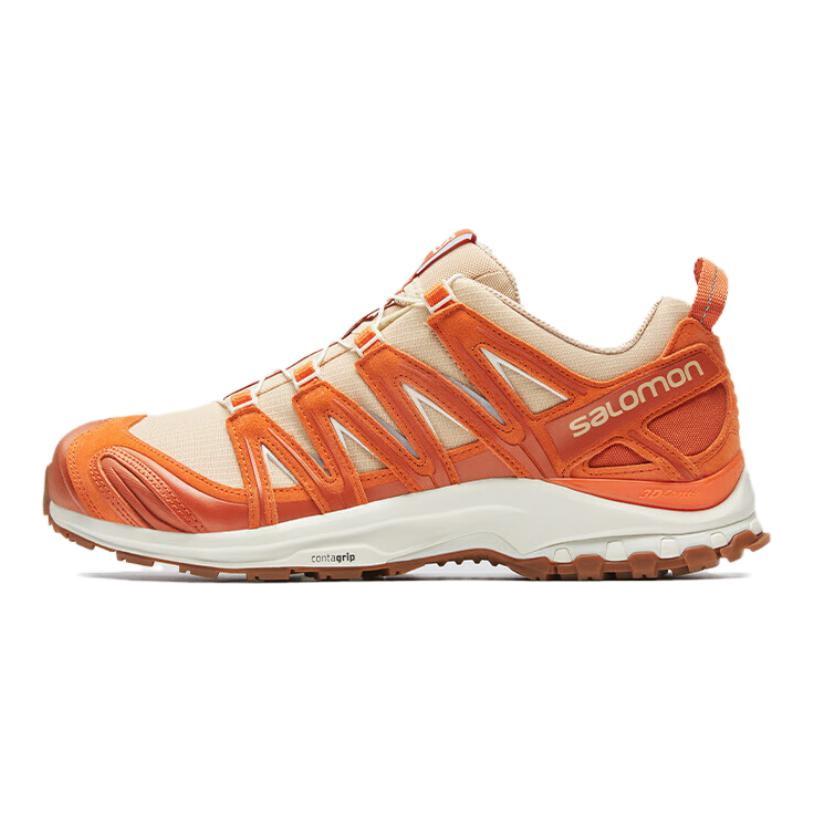 Salomon Xa Pro 3D Suede Comfortable Non-Slip Low-Top Outdoor Functional Shoes Unisex Shoes Light-Brown 475424