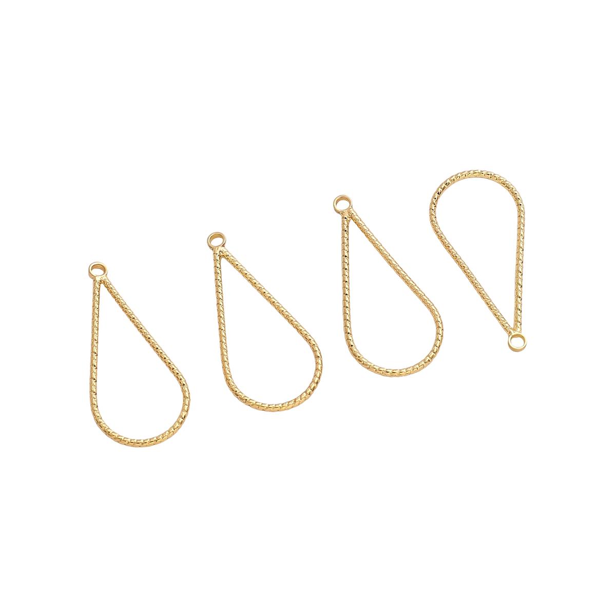 

Медный круглый треугольный геометрический очаровательный кулон для изготовления ювелирных изделий своими руками, серьги, браслет, ожерелье, аксессуары 13x27mm