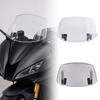 Universelle Motorrad-Windschutzscheibe, Verstellbarer Windabweiser, Clip-Style Windschutzscheibe für Honda / für Suzuki / für Yamaha und Andere Modelle
