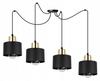 MODERN CEILING HANGING LAMP BLACK LED LAMP