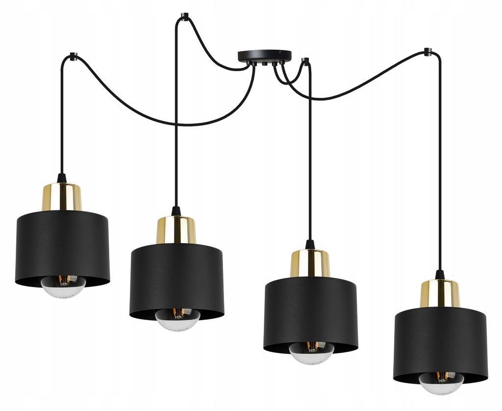 MODERN CEILING HANGING LAMP BLACK LED LAMP