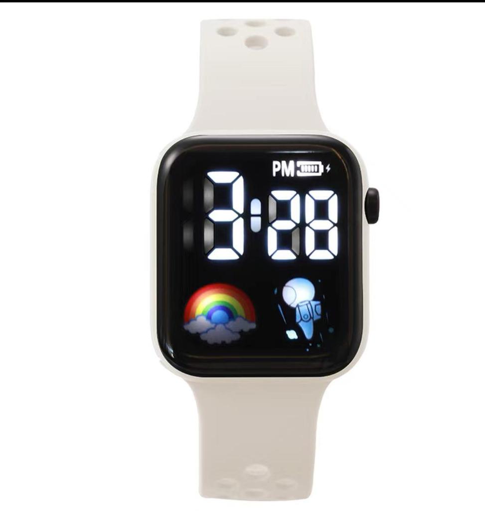 New Style LED Fashion Children's Electronic Watch with Large Dial