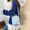New simple large-capacity messenger bag trendy shoulder bag small fresh water cup bag