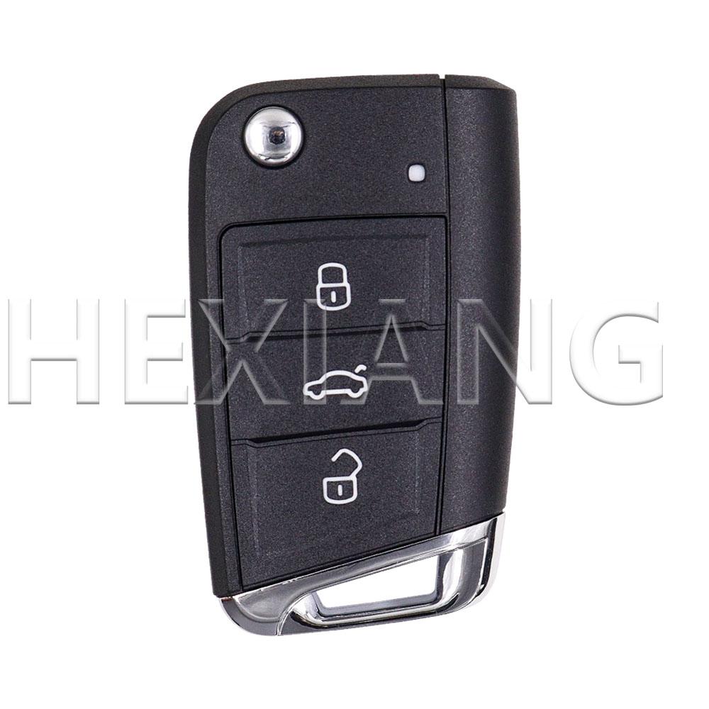 He Car Remote Key Shell Case Replacement For Vw Volkswagen Golf Leon Ibiza Tiguan Polo Seat Ateca Skoda Octavia Superb