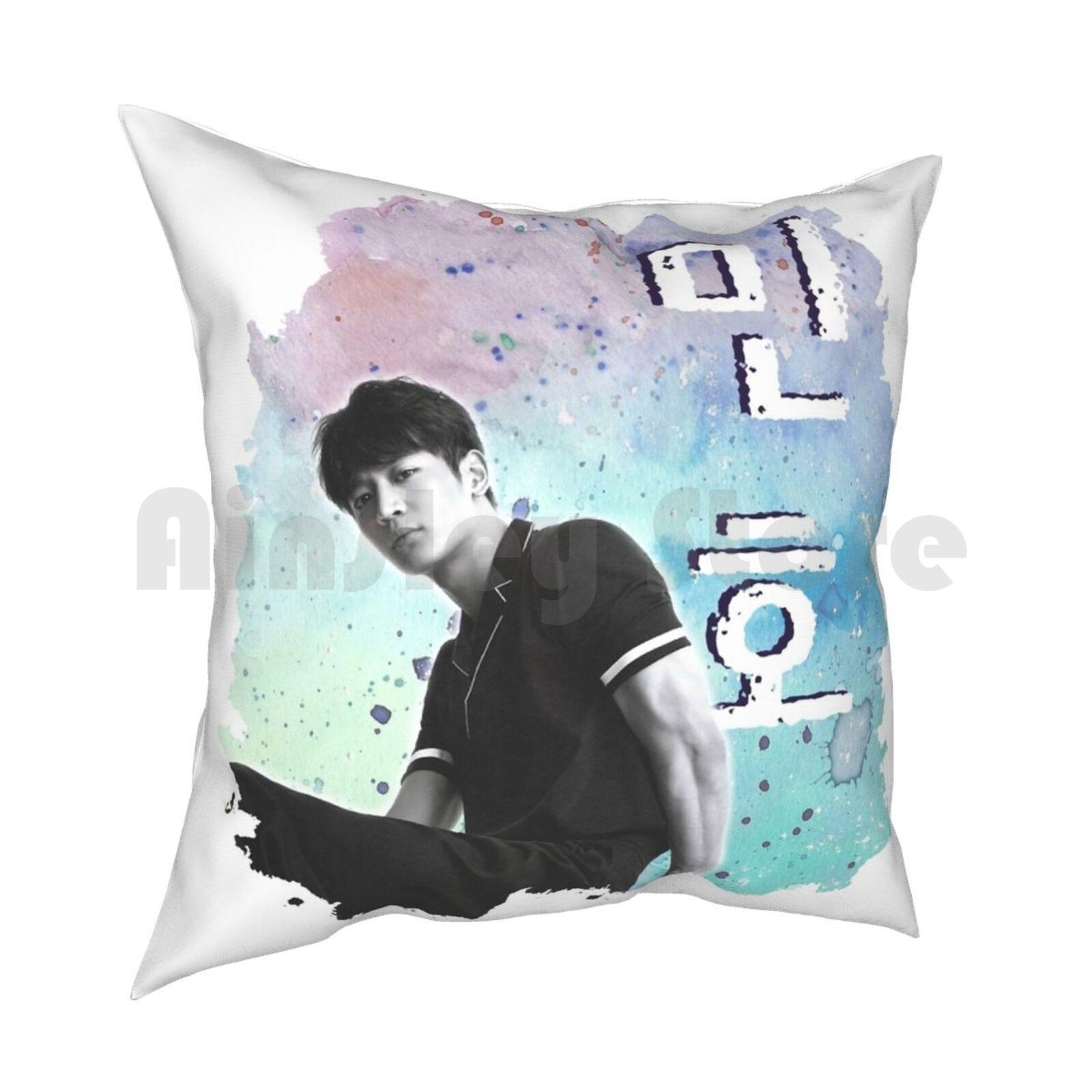 Minho Pillow Case Printed Home Soft Throw Pillow Kpop Shinee Jonghyun Onew Key Minho Taemin Lee Taemin Choi Minho Kim 30x30cm 12x12in