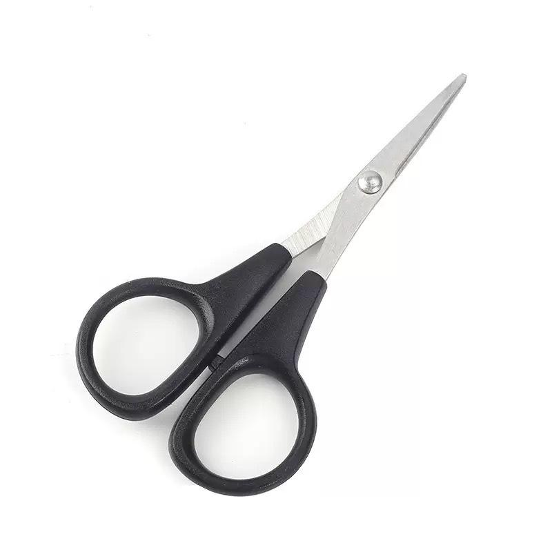 Stainless Steel Multi-Purpose Scissors for Eyebrow, Beard, Paper, Fabric, and Thread Trimming