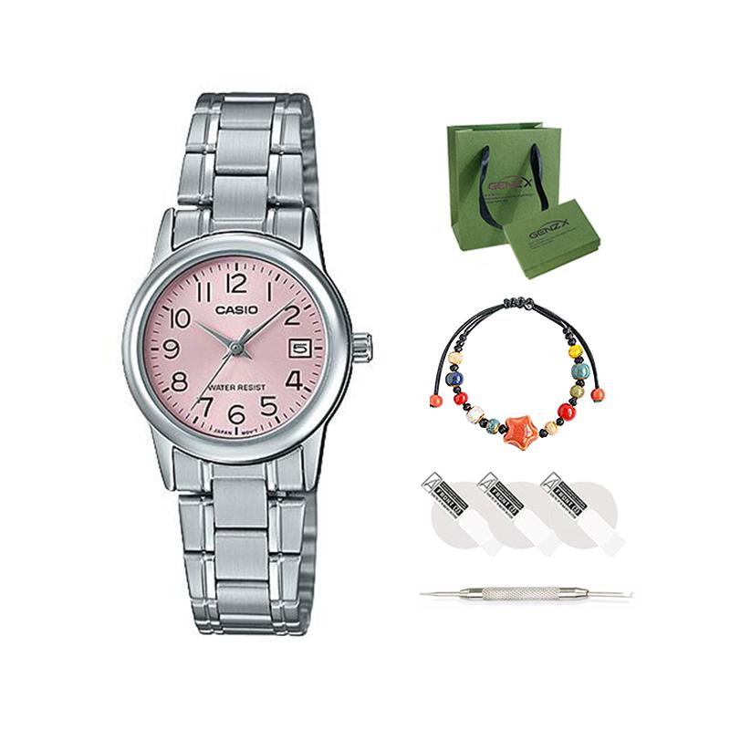 Casio Women's Standard Series Pink Watch LTP-V002D-4B LTP-V002D-4B