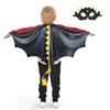 Dinosaur Cape Shiny Costume with Mask Sparkling for Halloween, Kids