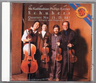CD SCHUBERT - Quartet No.15: Kremer / Phillips /  32DC1028 Japan Classical Used