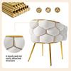 Luxury Velvet Chairs 1 Chair, Legs Made of Gilded Iron, Beige, Bubble Chairs(11.24 Replacement of the Backrest