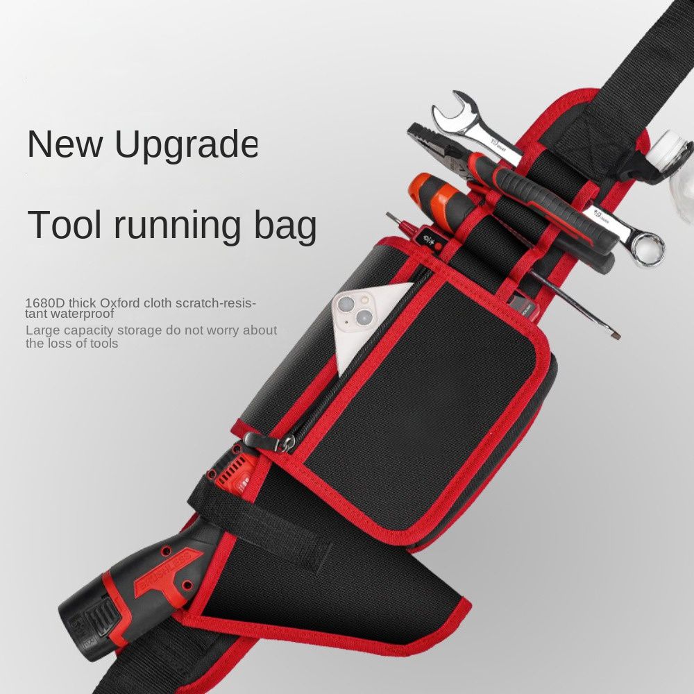 

Utility Pouch Waist Tool Bag Waterproof Tool Pouch Bag Practical Tool Belt Bag Wrench style 1