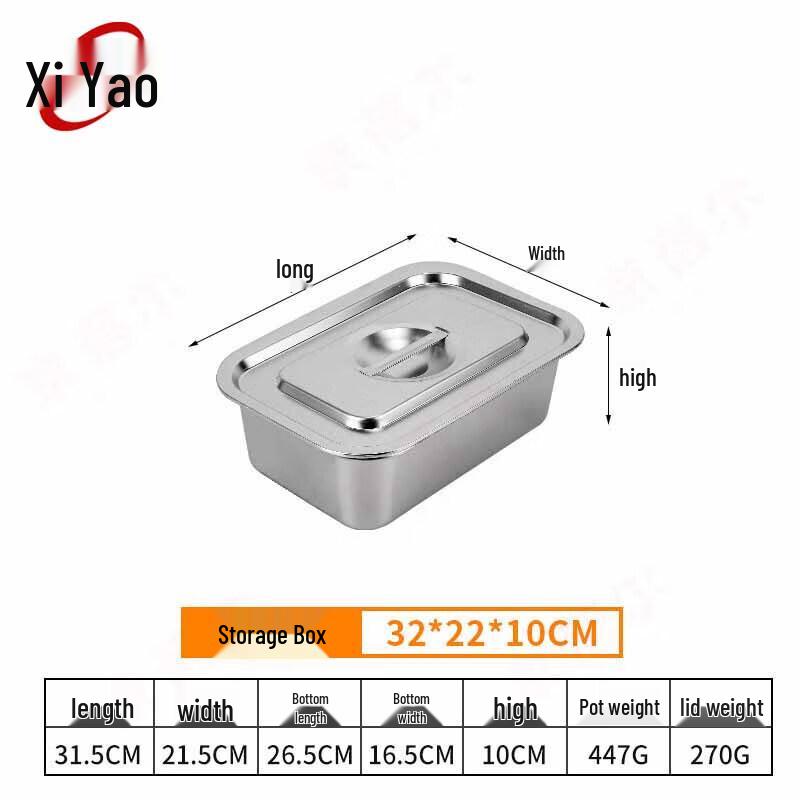 Stainless Steel Food Storage Container with Lid