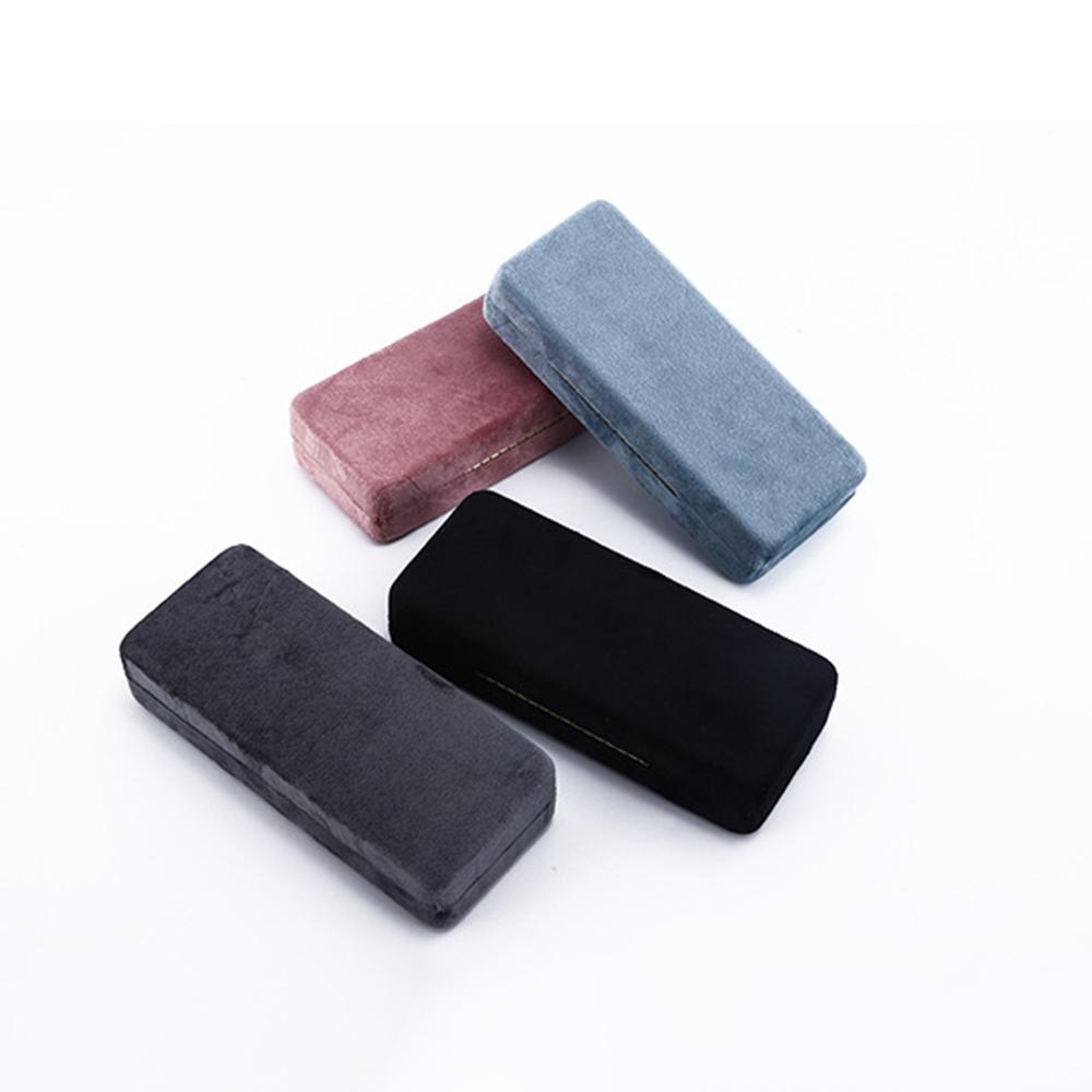 Stress Resistant Glasses Case Universal Metal Glasses Case Flocking Glasses Case Eyeglasses For Professional Use Travel Fashion