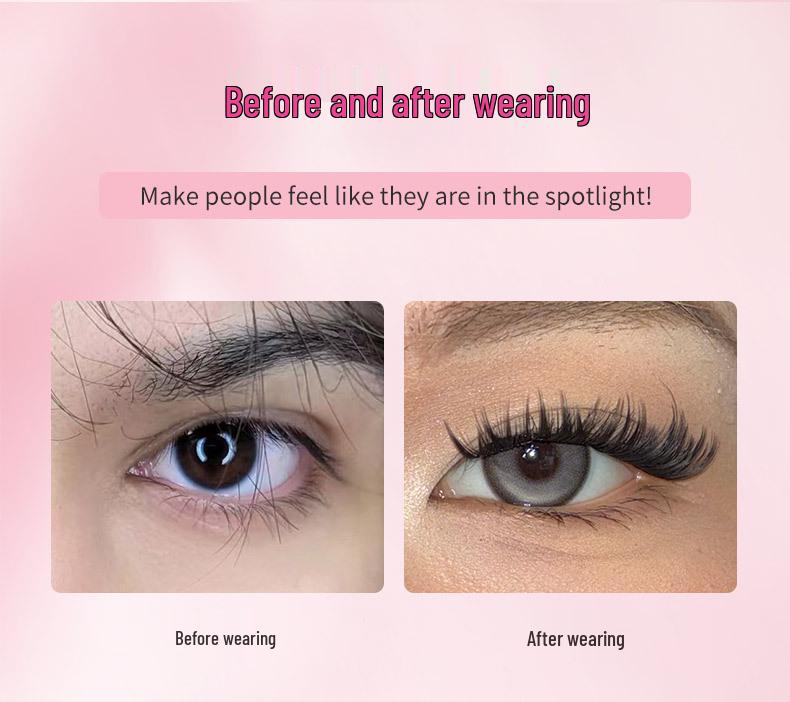 European and American DIY Large Capacity False Eyelashes - Hot Melt Duo Style