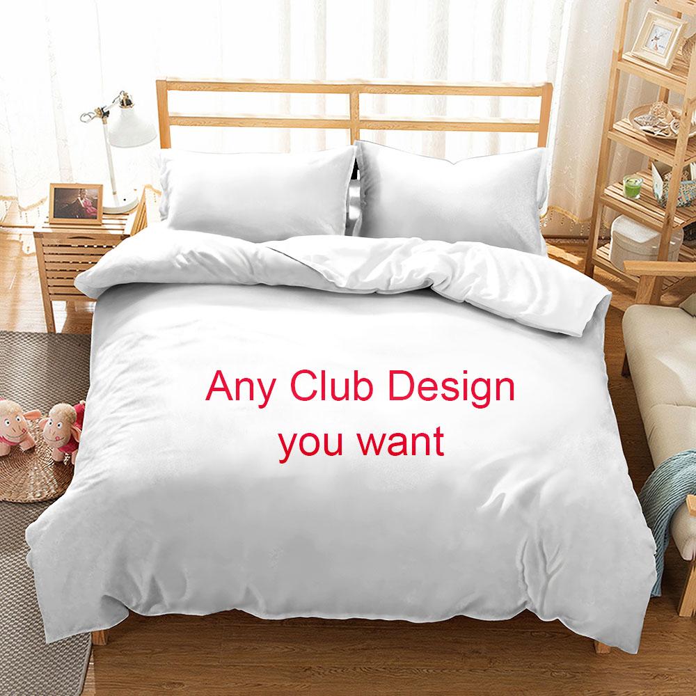 My Slogan Customized Duvet Cover Set EU Single Double King US Twin Full Queen Size  Bedclothes