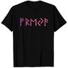 Viking Goddess Freya Freya Runes T-shirt, Printed with Simple Letters, Suitable for All Seasons, Casual Style, Neutral T-shirt