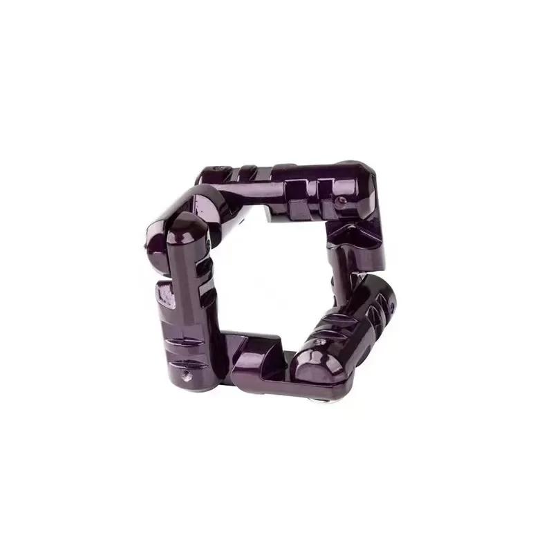 

Metal Infinite Flip Over Chain Stress Reducing Toys Antistresse Fidget Gadgets Relieve Stress Reducing Novelties Exercise Palms фіолетовий