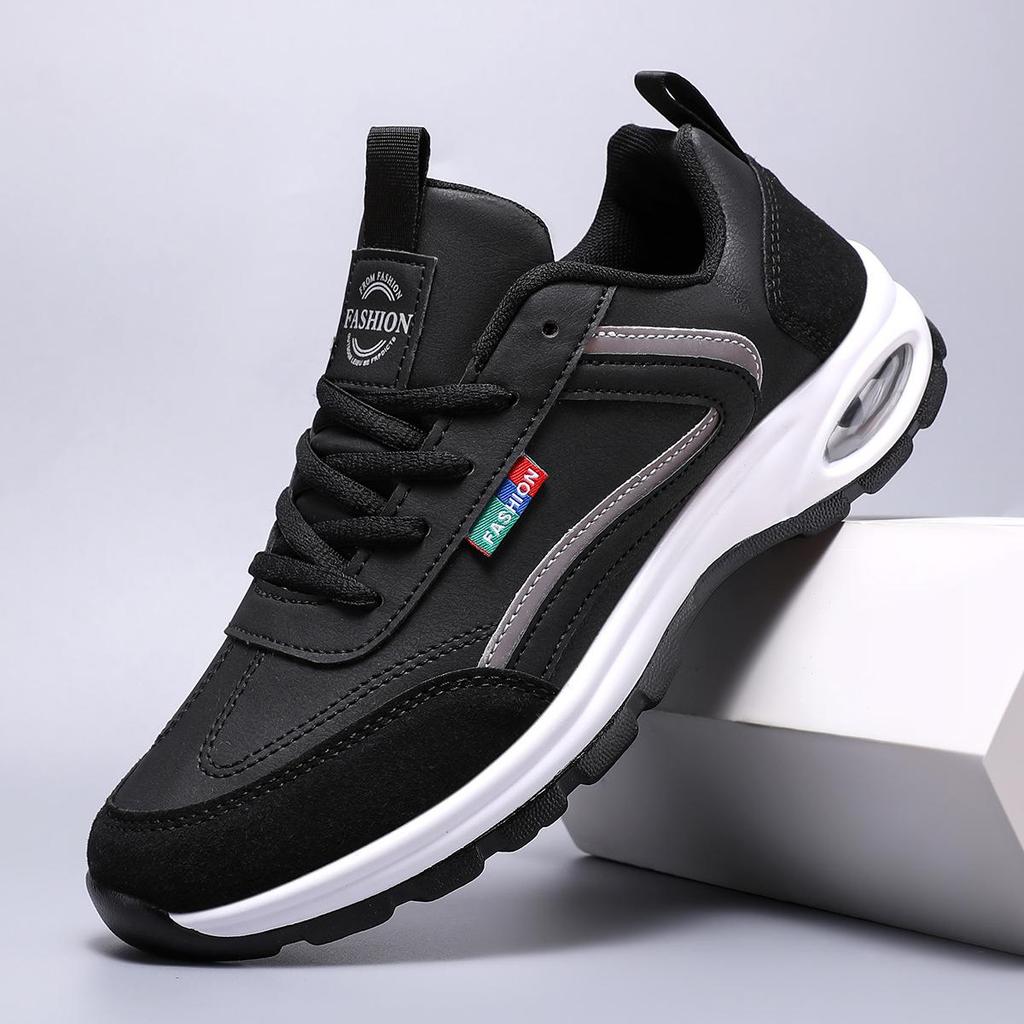 Versatile Plus Size Men's Casual Sneakers: Lightweight, Thick-Soled, Non-Slip, All-Season Footwear