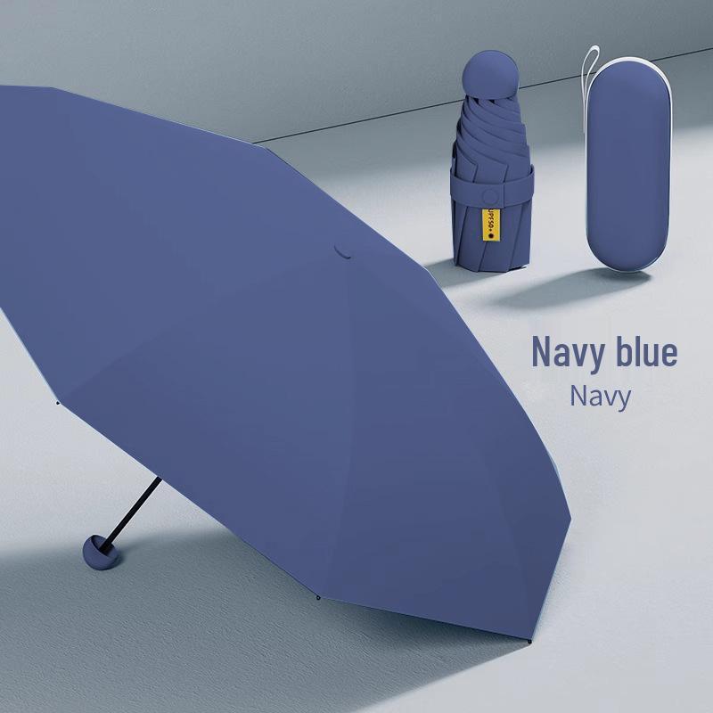 "Portable Capsule Umbrella: Compact, High-End Sunshade & Rain Protection"
