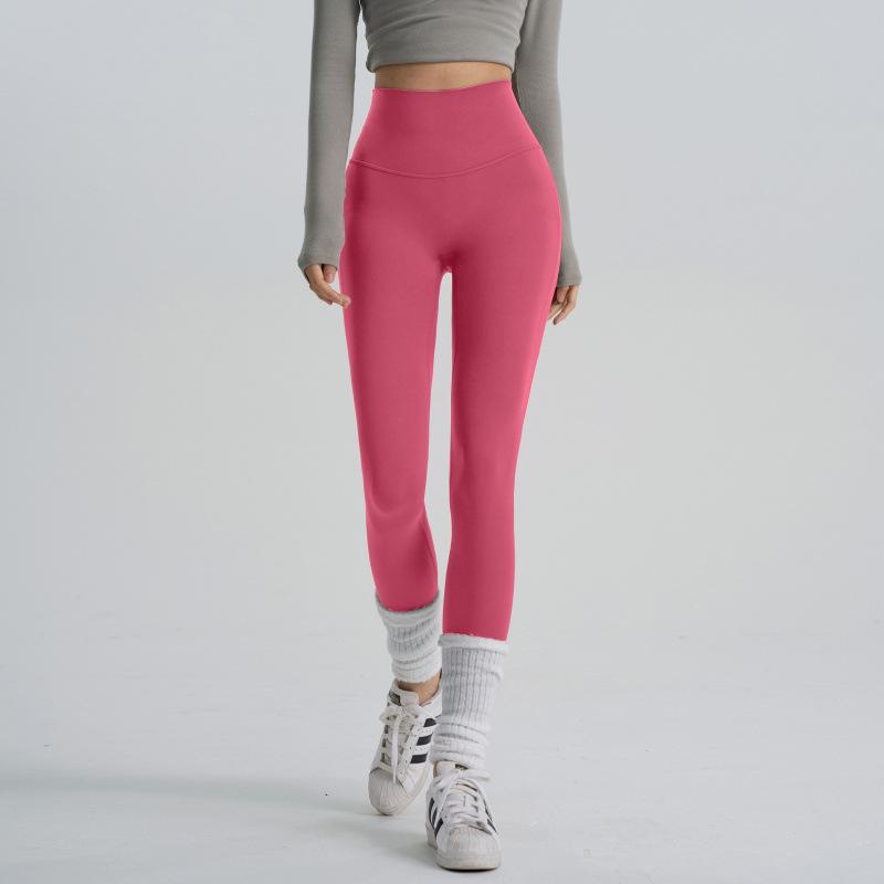 Seamless High-Waisted Butt-Lifting Yoga Pants: Bare-Feeling Tummy-Tucking Fit for Outdoor Running and Fitness S