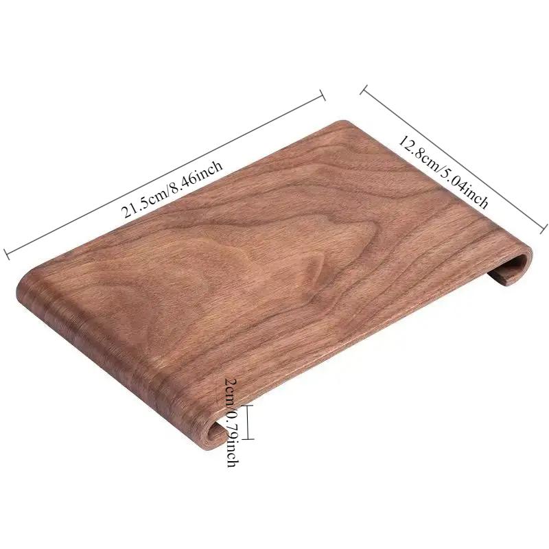 Foam Table Tea Tray New Chinese Household Decorative Plate Small Solid Wood Dry Foam Tea Tray Simple Wooden Plate New