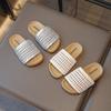 Children's Outdoor Slides | Woven Open-Toe Beach Sandals,Casual Flip-Flops for Toddlers & Kids Casual Kids Shoes