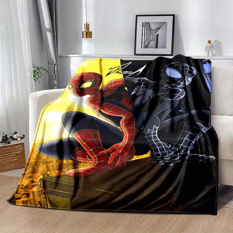 1pc Spier-Man Printing Blanket - Soft, All-Season Throw for Living Room, Beroom,Personalize Gift with Aorable Cartoon esign