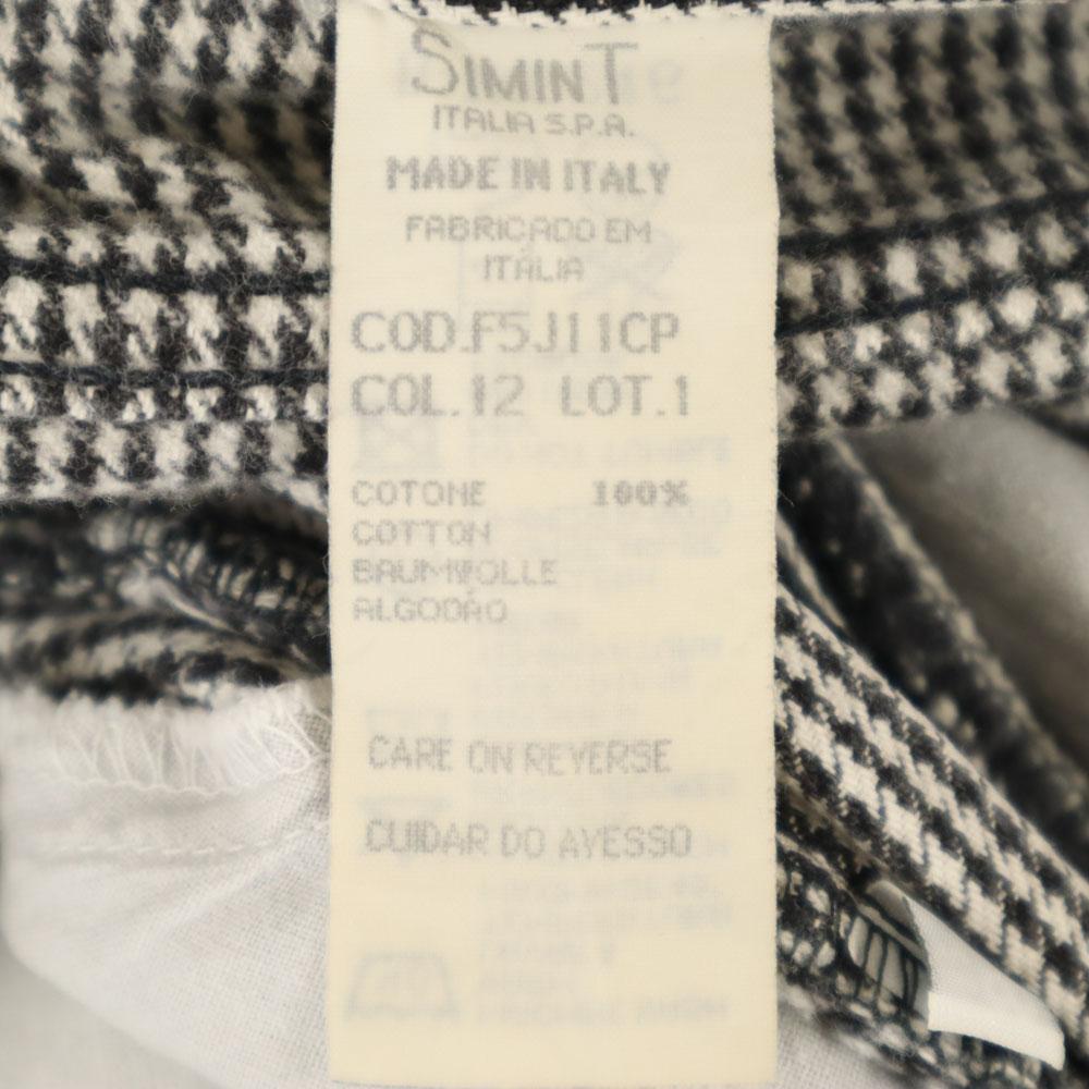 ARMANI JEANS made in Italy Houndstooth Pattern Long pants W28 Houndstooth Women Used