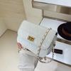 Commuting Niche Sees Simple Trend Small Square Bag Women's Chain Personalized Shopping Temperament Foreign Style Texture Messenger Bag