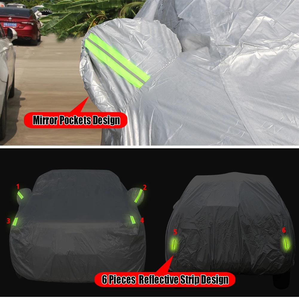 Car Cover Outdoor Anti-UV Sun Shade Snow Rain Dust Protection MPV Cover For Peugeot 5008