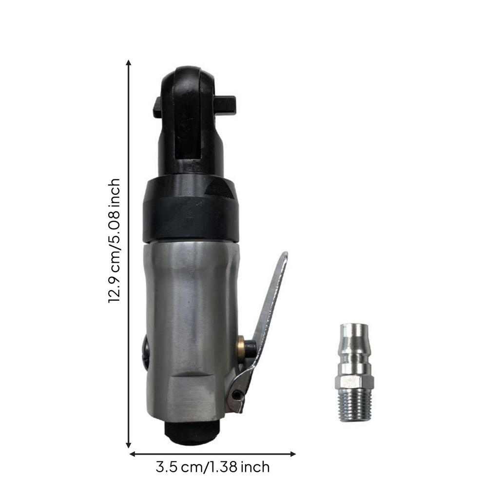 Pneumatic Ratchet Wrench Lightweight Tool Heavy Duty for Tight Confined Areas
