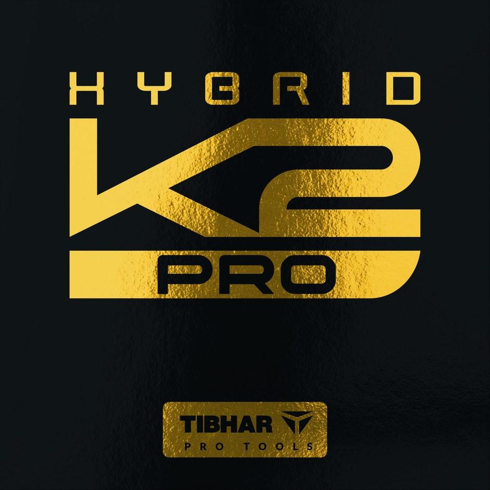 Hybrid K2PRO Table Tennis Rubber - Black - Size 3L for Men and Women