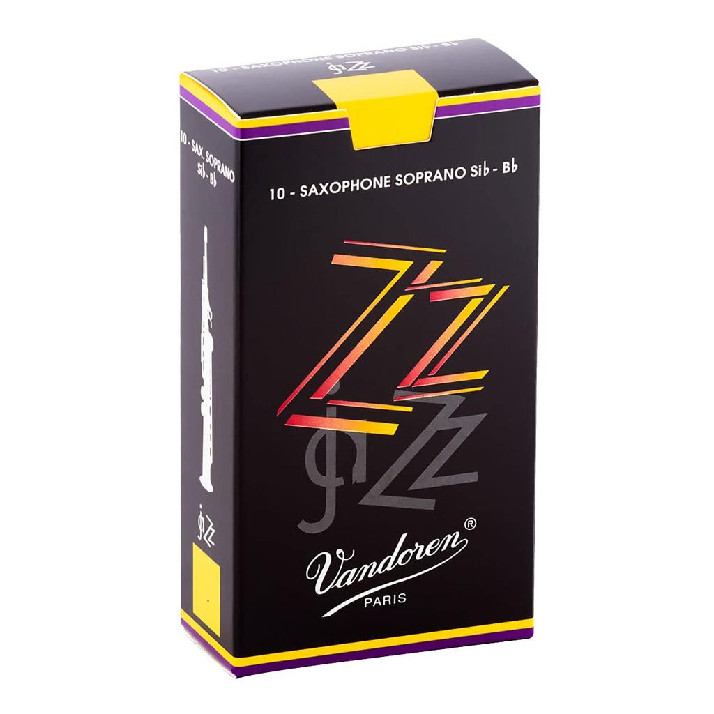Vandoren Soprano Saxophone Reed ZZZ 3 Hardness (10 Pieces)