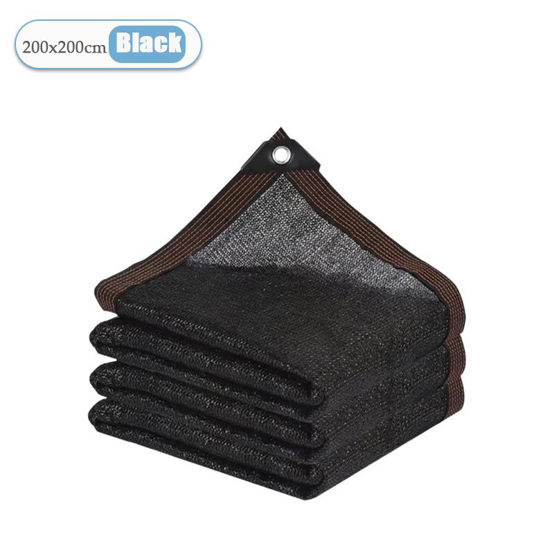 90% Schattierung Schwarz Sonnenschutznetz Garten Sukkulenten Pflanzen Sonnenschutz Gewächshaus Schattierabdeckung Pergola Sonnensegel Markise für den Außenbereich